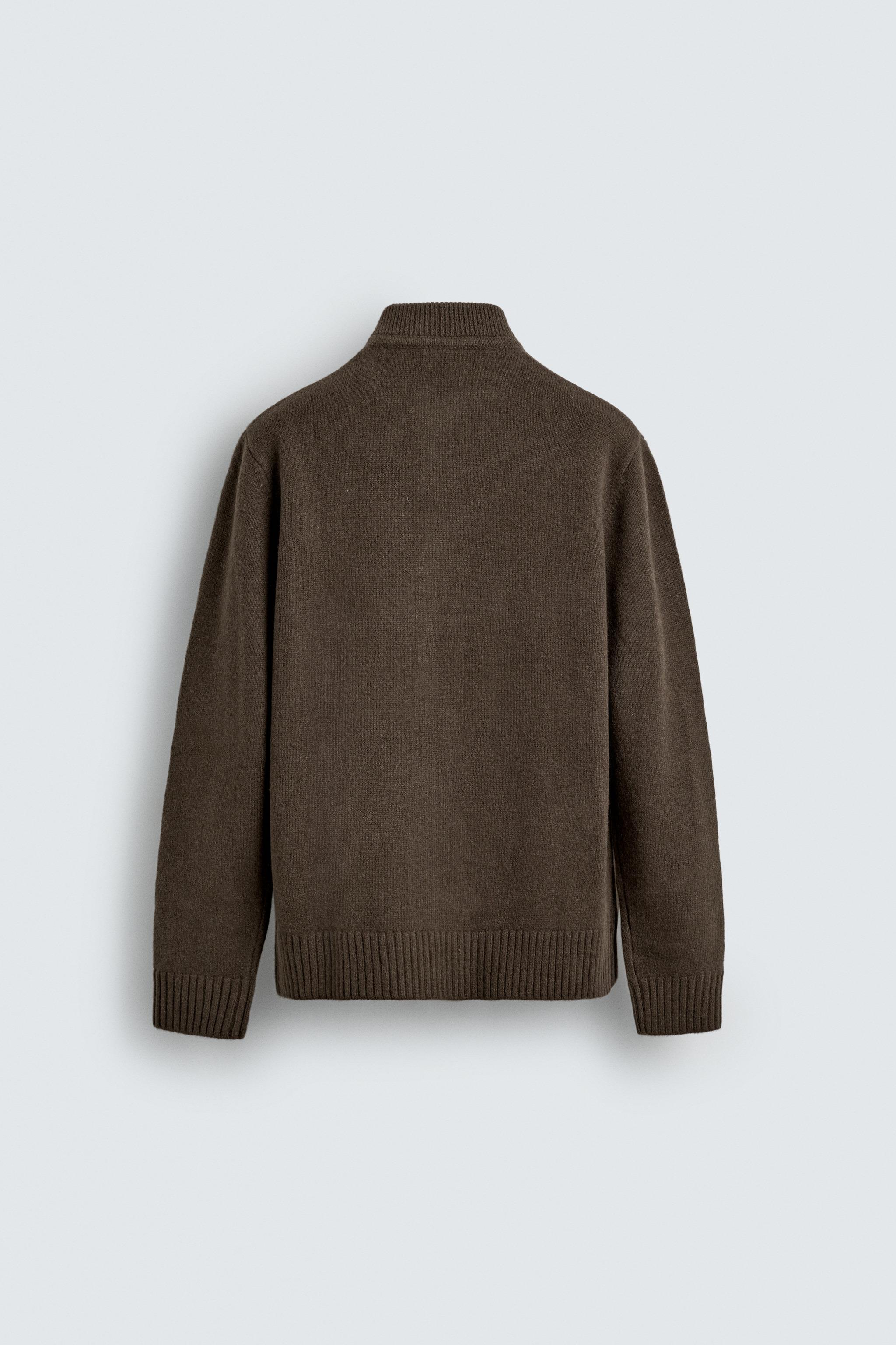 100% WOOL ZIP-UP JACKET